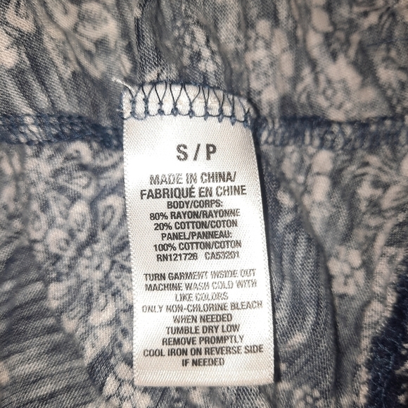 Cape Juby High Neck Braided Trim Flowy Floral Tank Top - Picture 6 of 7